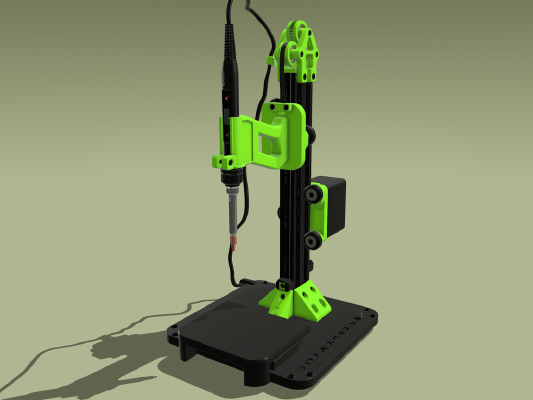 Threaded Insert Heat Press | 3d print model