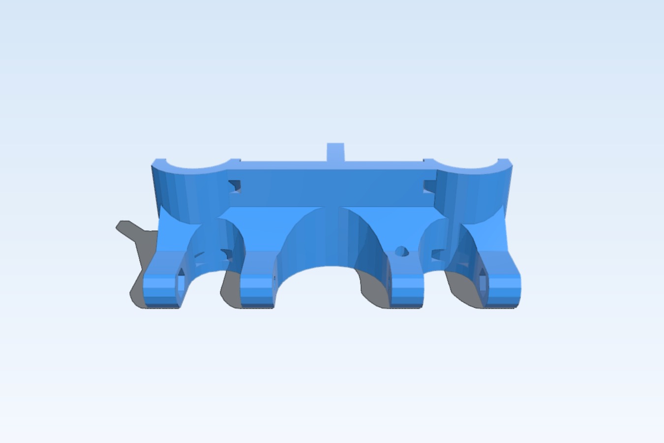 Updated Rostock Carriage for different pulley size (40, 20, 16 teeths)