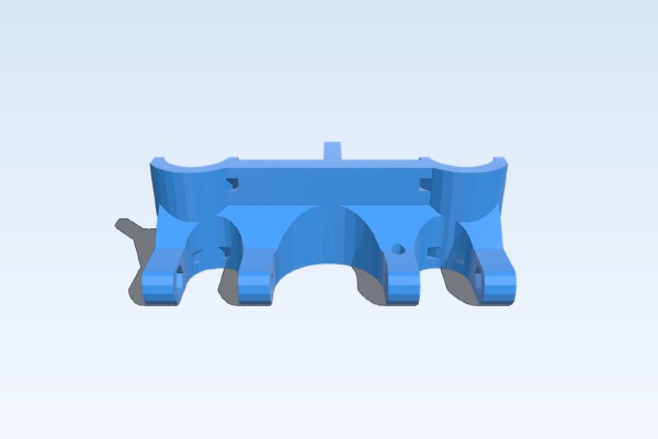 Updated Rostock Carriage for different pulley size (40, 20, 16 teeths) | 3d print model