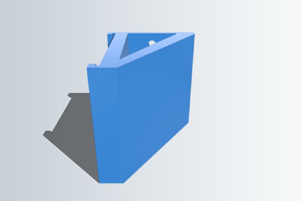 3-in Tack Strip Motor Mount | 3d print model