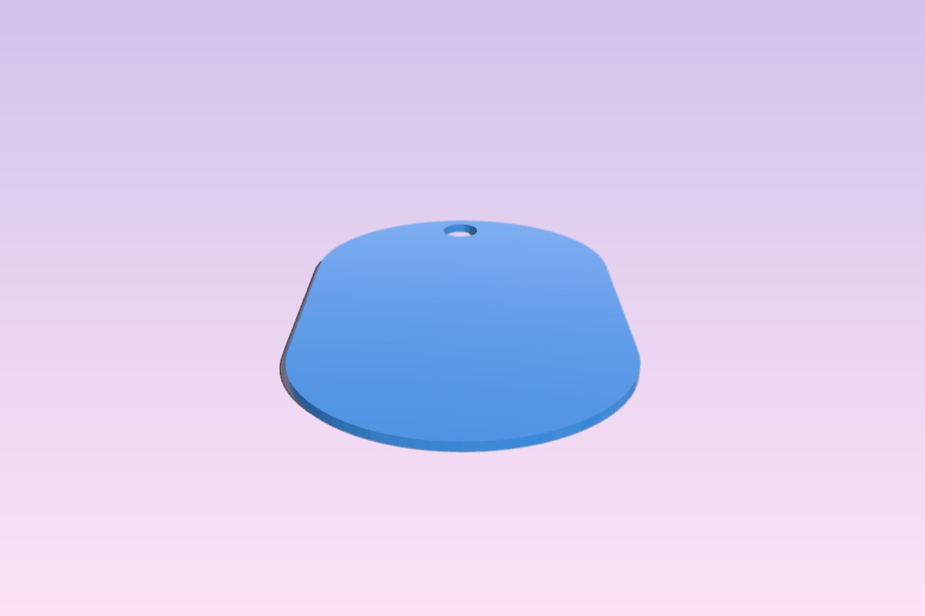 Blank keytag