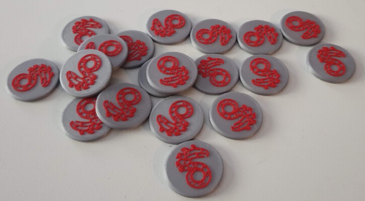 Shadowrun Tokens | 3d print model
