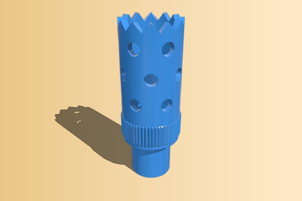 Dummy breacher choke for Tokyo Marui M870 Breacher airsoft shotgun | 3d print model