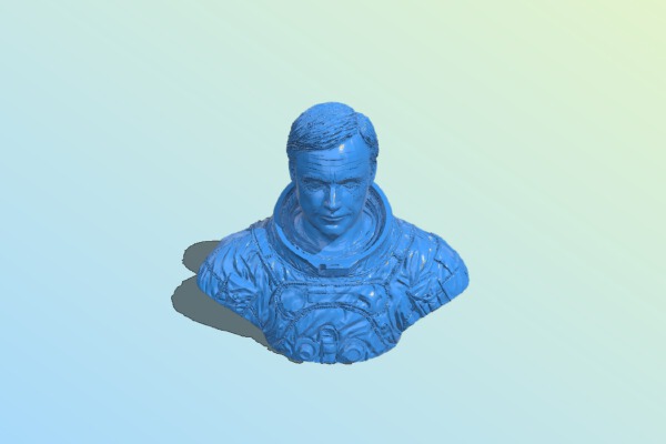 Neil armstrong bust | 3d print model
