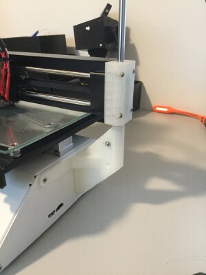 Monoprice select mini x gantry support | 3d print model