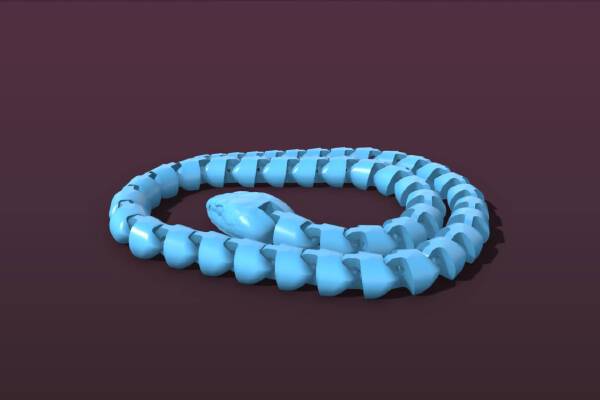 Articulated Snake | 3d print model
