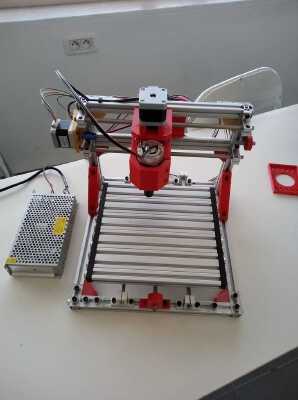 DIY CNC machine with Step assembly files with 3rd rod upgrade and part lists | 3d print model