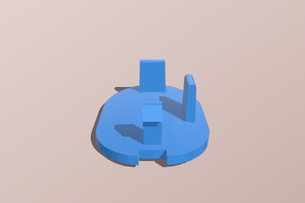 Alfa Romeo GT Inside Door Handle Screw Cover | 3d print model