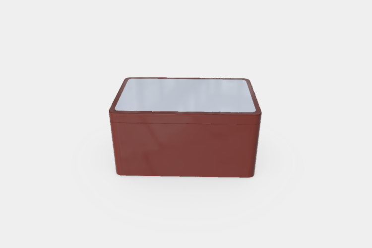 Red Aluminum Can Mockup