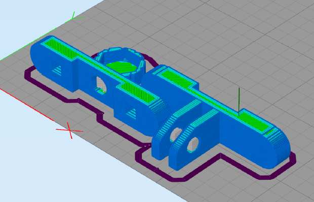 Mi Sphere adapter for Gopro connectors. | 3d print model