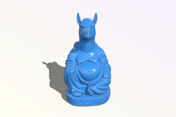 Alpaca Buddha | Llama Buddha | 3d print model