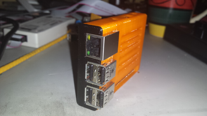 Raspberry PI Model B+ Sleeve case with IO Expansion connector exposed | 3d print model