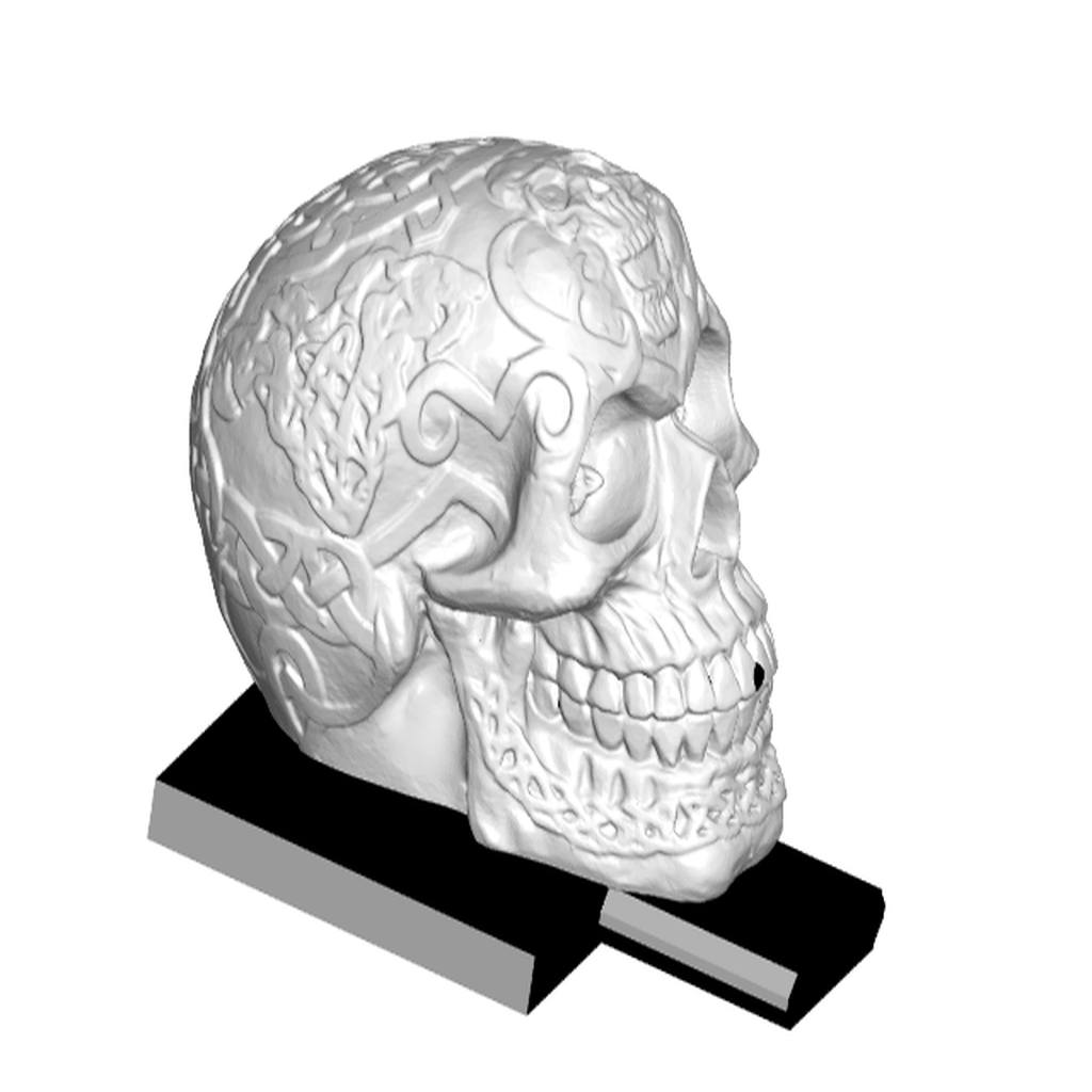 Celtic Skull Incense Burner (Interchangeable)