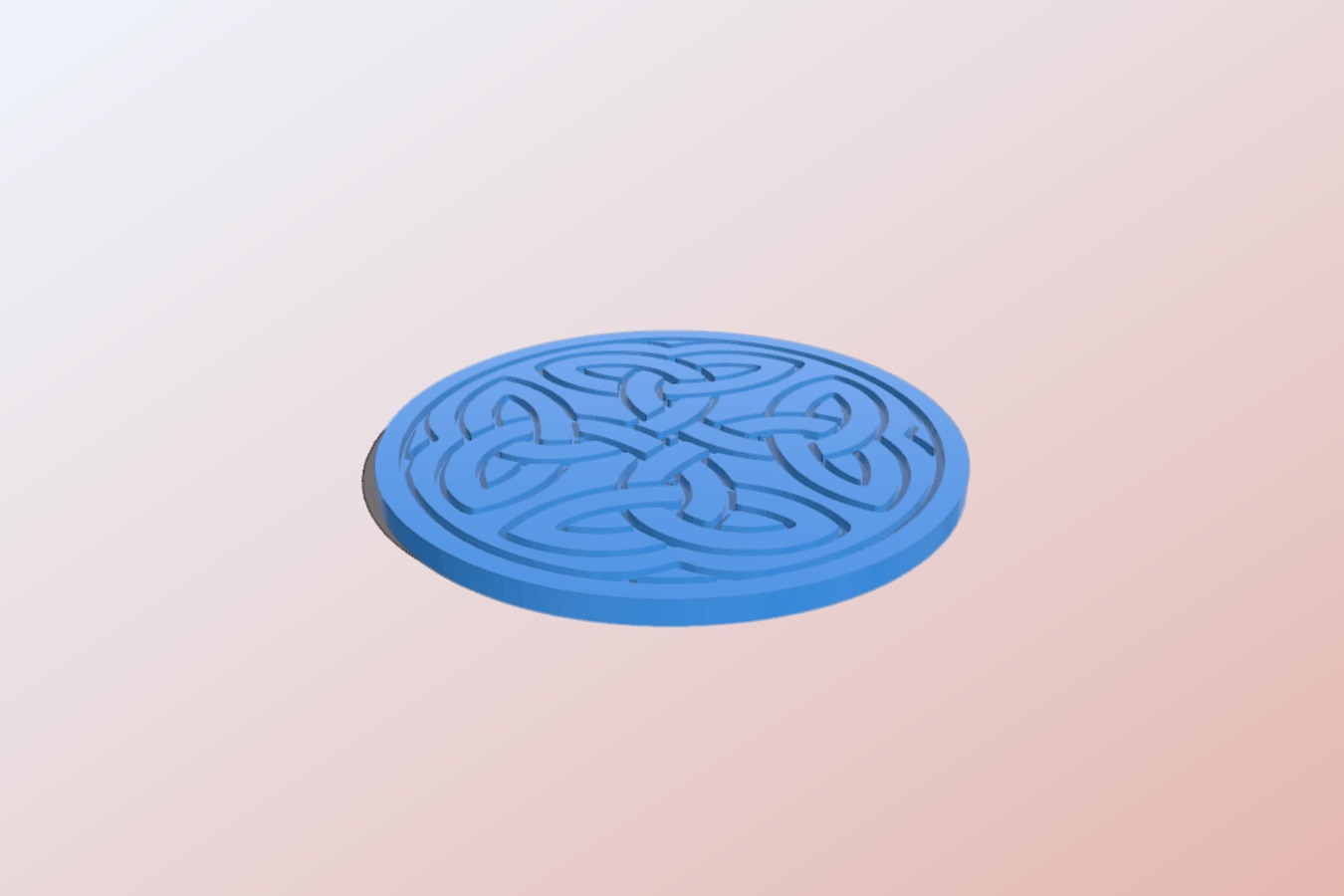 Celtic Knot Drink Coaster 2