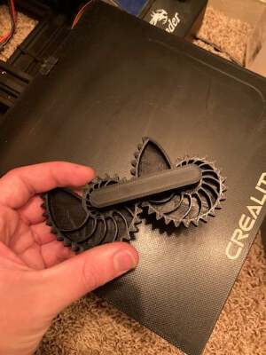 Print-in-Place Nautilus Fibonacci Gears | 3d print model