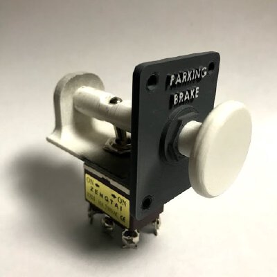 Parking Brake for Flight Simulator | 3d print model
