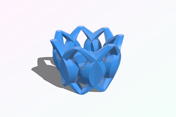Sincere tea candle holder | 3d print model