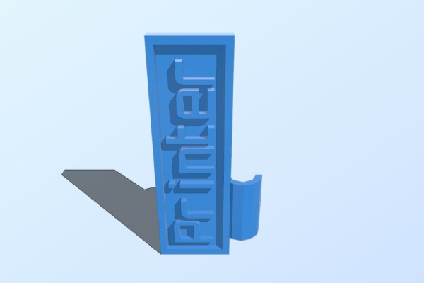 Customizable Cable Label | 3d print model