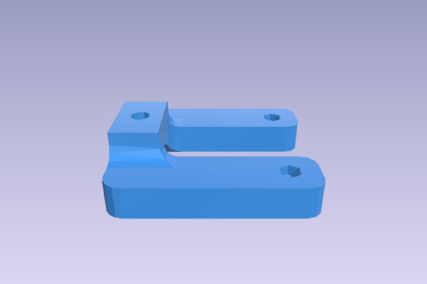  Easily levelled Platform (With only two bolts). | 3d print model