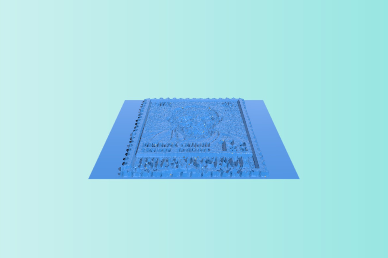 Gandhi Lithophane