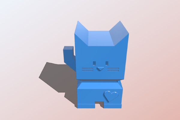 valentines cali cat | 3d print model