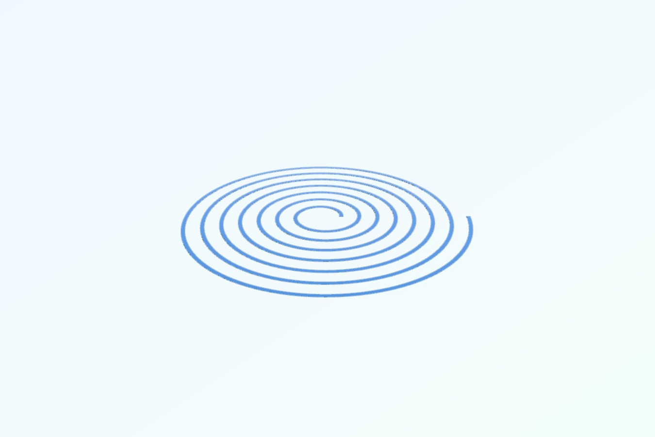 CR10S5 Bedlevel Test Spirale - The spiral for Haggy :-)