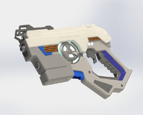 Tracer Cadet Lena Oxton Pulse Pistols | 3d print model