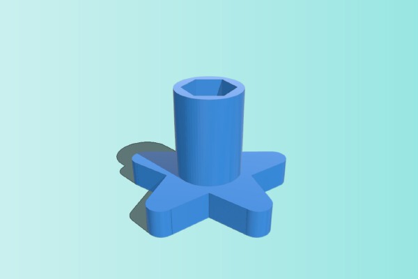 Star Knob | 3d print model