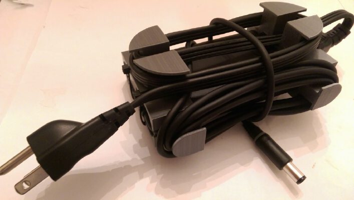 Dell Laptop Power Adapter Cord Wrap | 3d print model