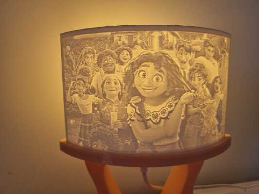 Encanto & Raya and the last dragon litho-lamp | 3d print model