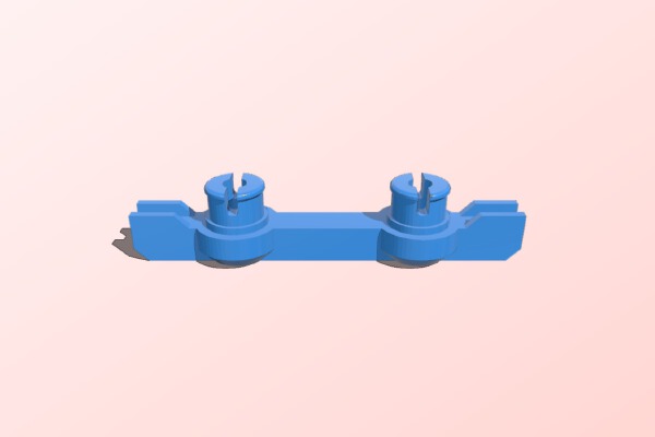 Lego Technic Track Attachment | 3d print model