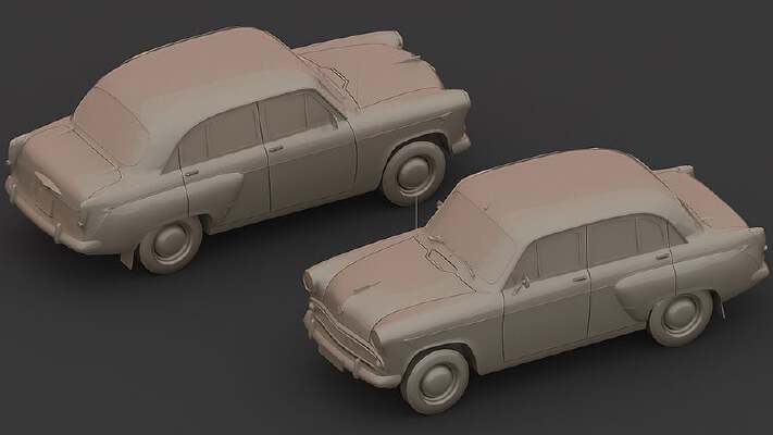 Moskvich-407 (MZMA) | 3d print model