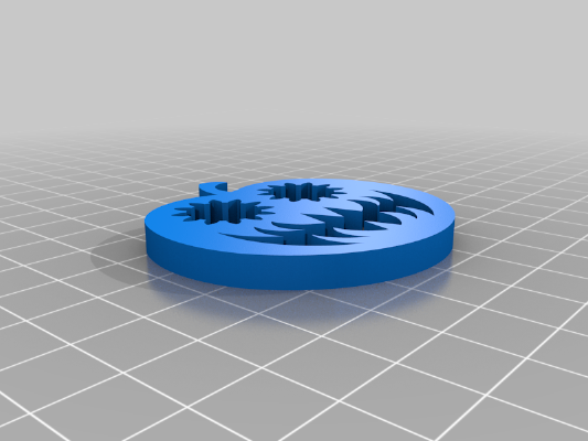 Halloween badge | 3d print model