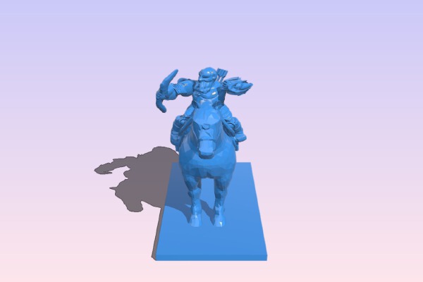 Dwarves - Horse Archer | 3d print model