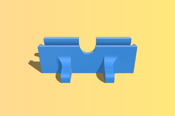 Prusa (lm8uu x-carriage) Clip-on Fan Mount | 3d print model