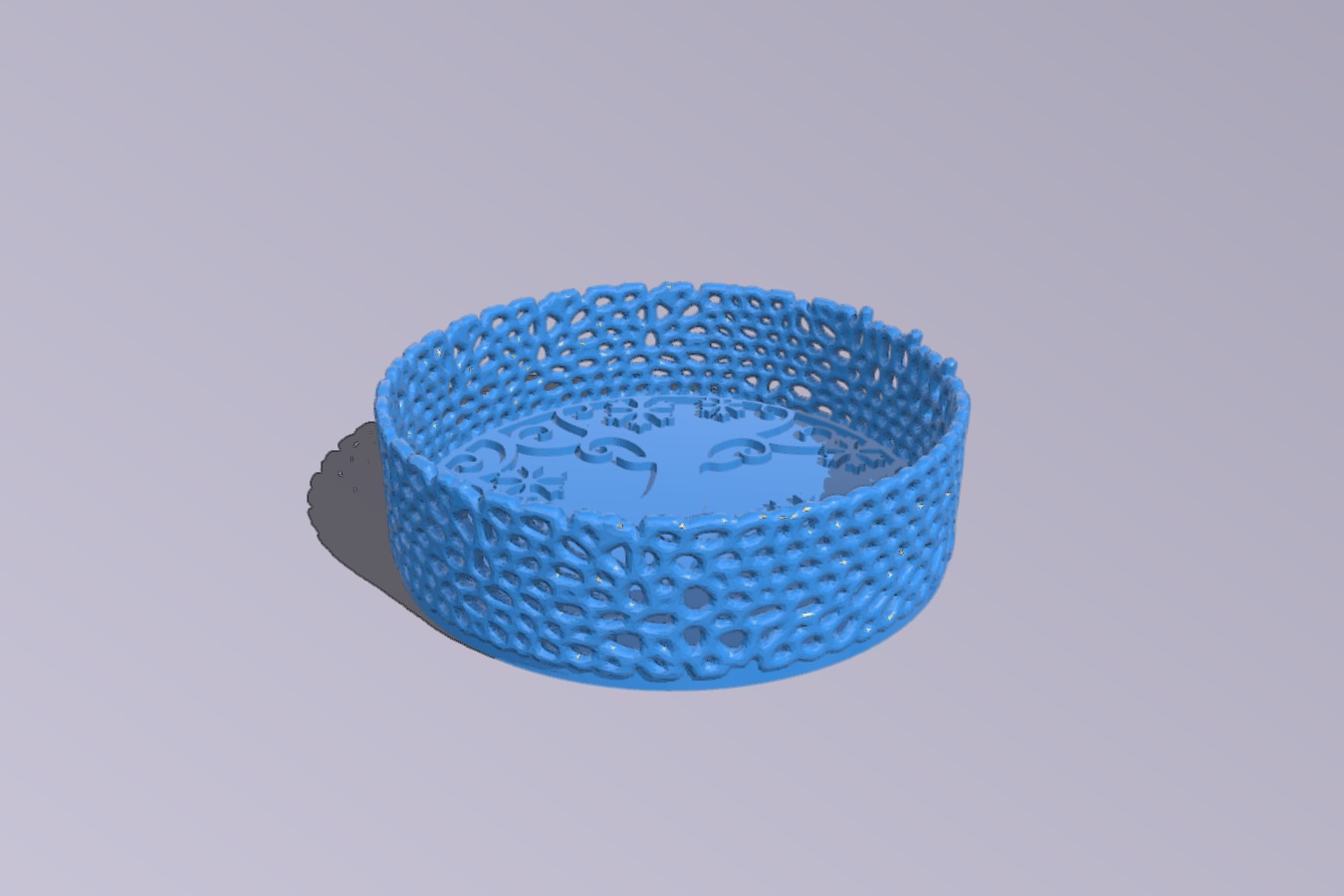Voronoi container – Xmas dear