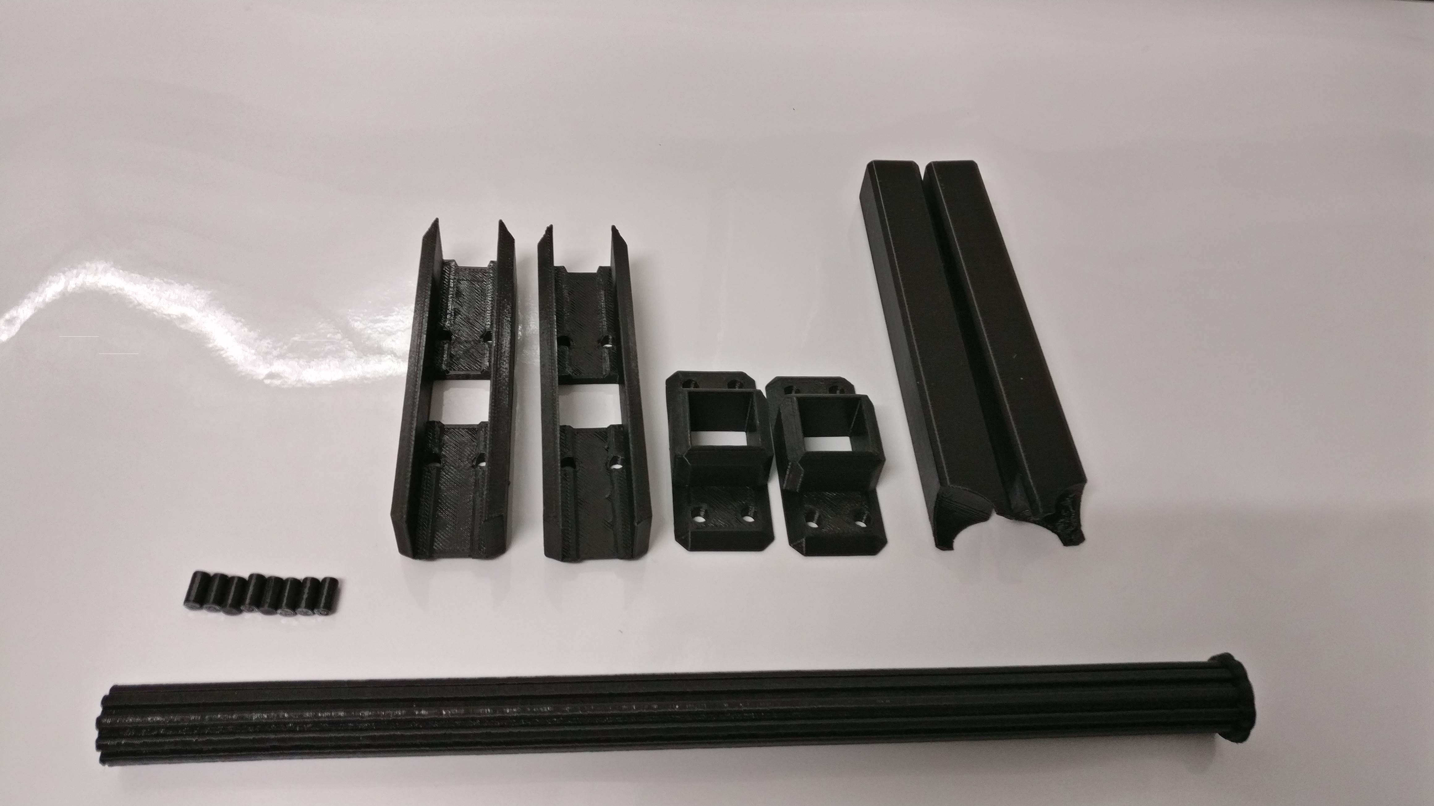 Universal Delta 2020 Spool holder _ Filament support, supportless and screwless
