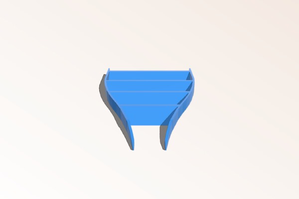 Grill for cheater intake on Freewing F-35 V3 | 3d print model