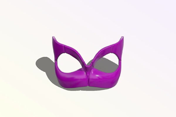 Basic Superhero Mask Rev 2 | 3d print model