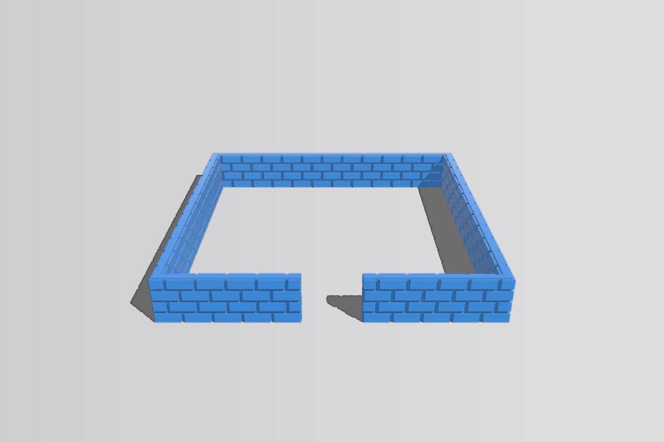 HO scale Stone Garden Wall