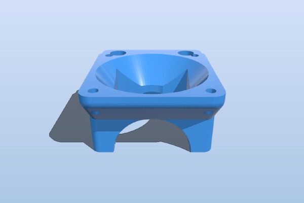 Hypercube Fan Argento | 3d print model