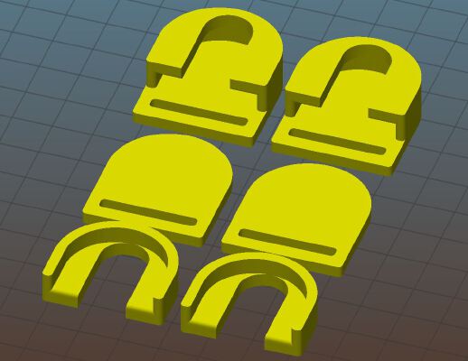 Wickeltaschen-Halter _ -Adapter für ABC Design Kinderwagen (Diaper bag holder for stroller) | 3d print model