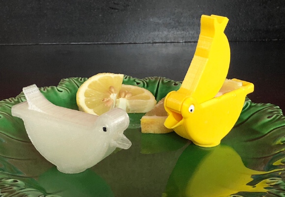 Presse citron oiseau_ Lemon squeezer bird_ update | 3d print model