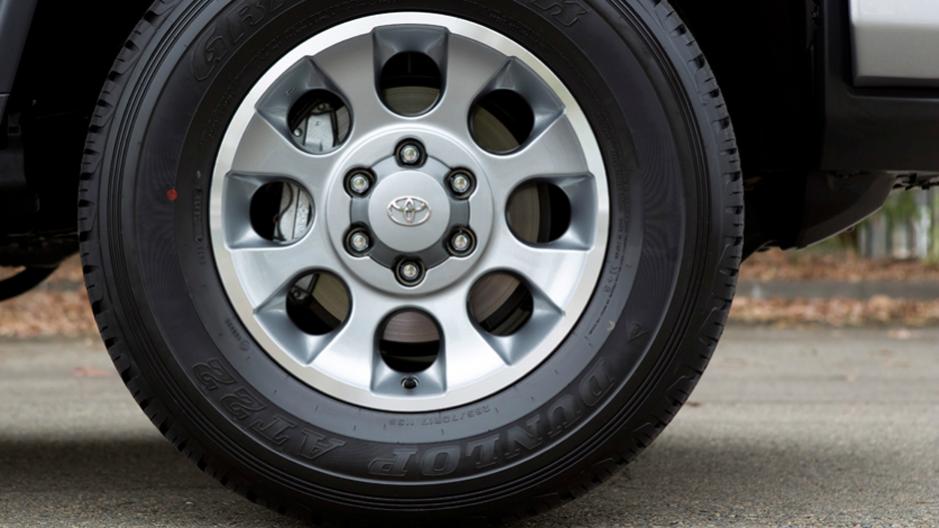 FJ Cruiser Spare Tire Mount Cover for OEM 8-hole wheels