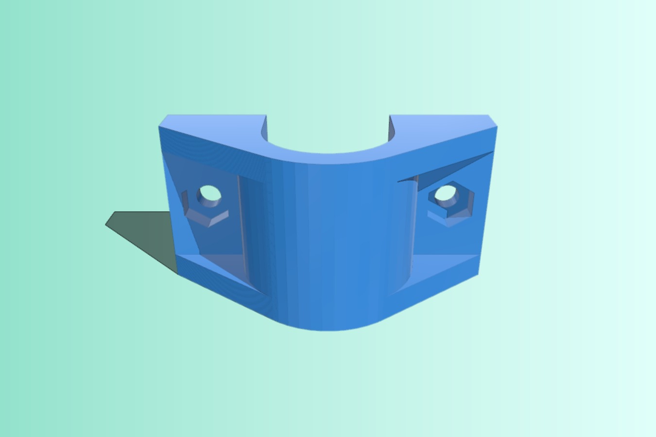 P3steel 2.x - Y-axis LM8UU bearing clamp