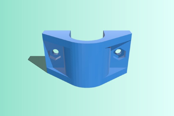 P3steel 2.x - Y-axis LM8UU bearing clamp | 3d print model