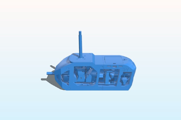 SRT H-pattern_sequential Gearbox V9 with clutch controlled locking system | 3d print model