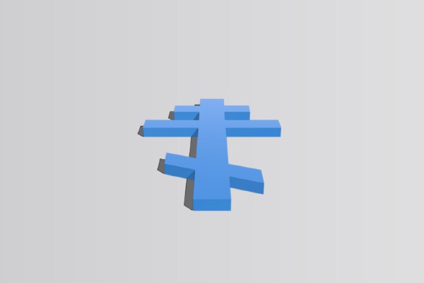 Russian orthodox cross | 3d print model