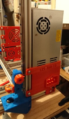 PSU mounting  LRS-350-12 | 3d print model