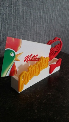Pringles_Kelloggs Business card holder | 3d print model